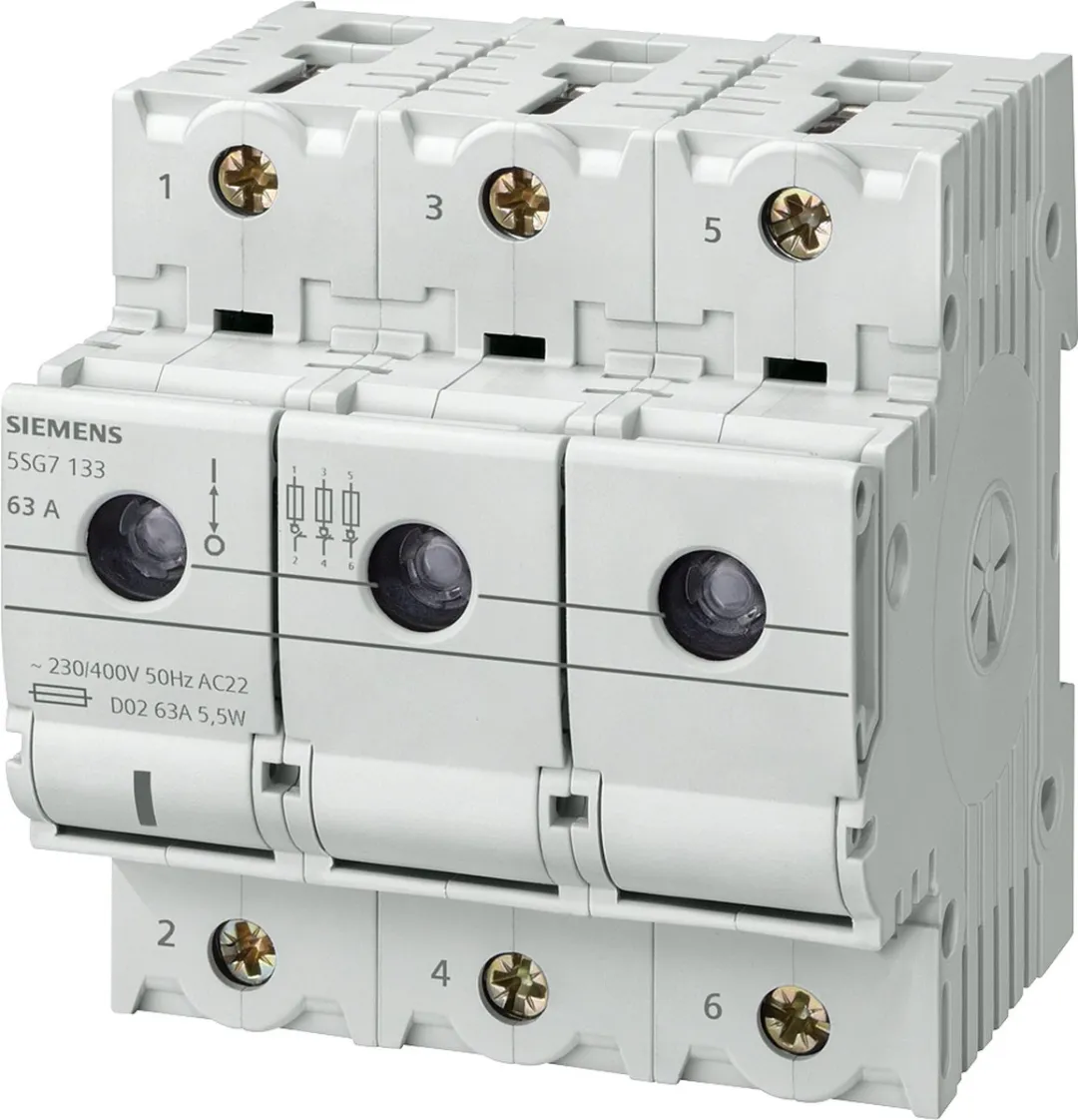 Siemens 5SG7133 Lastscheider D02 63A 400V