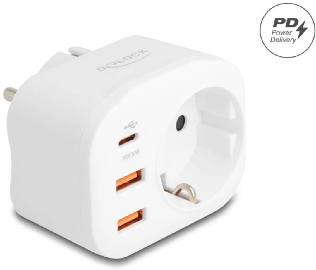 Delock 11498 Stopcontactadapter