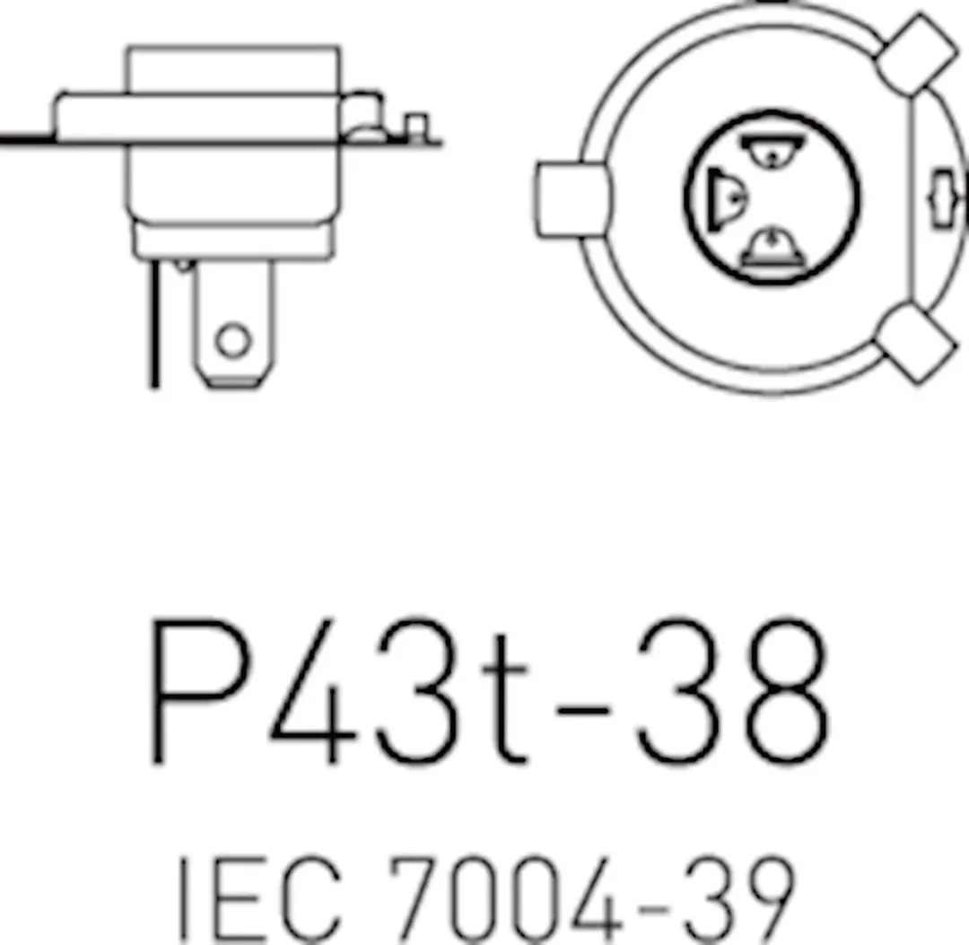 Philips H4 Halogeenlamp 75/70W - 24V - Maximum Vibration Resistance
