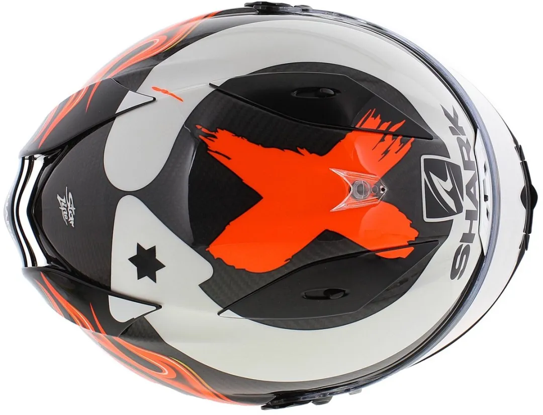 Shark Race-R Pro Carbon Lorenzo 2019 Helm XS - Carbon Blauw/Rood