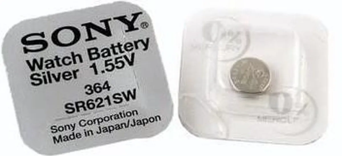 Sony SR621SW Knoopcelbatterij