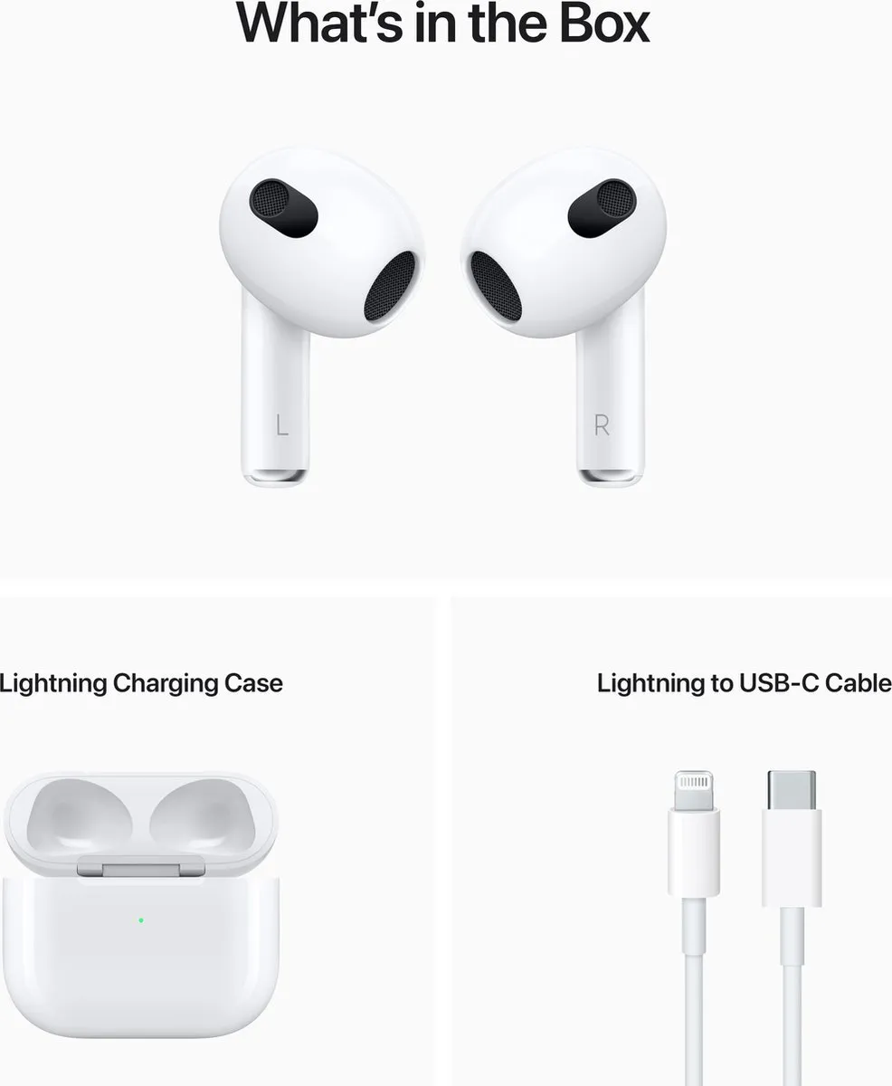 Apple AirPods 3 - met reguliere oplaadcase