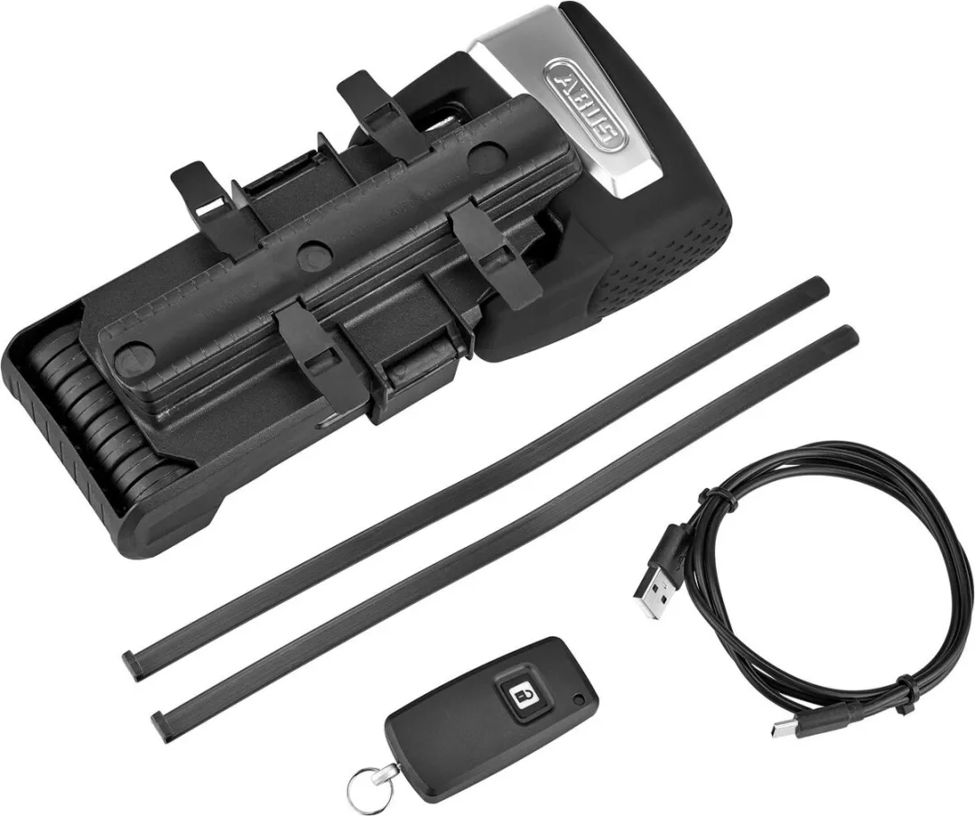 ABUS Bordo Smart X 6500A/110 Vouwslot - Zwart