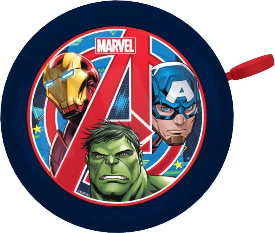 Marvel Avengers Fietsbel 55mm - Donkerblauw/Rood