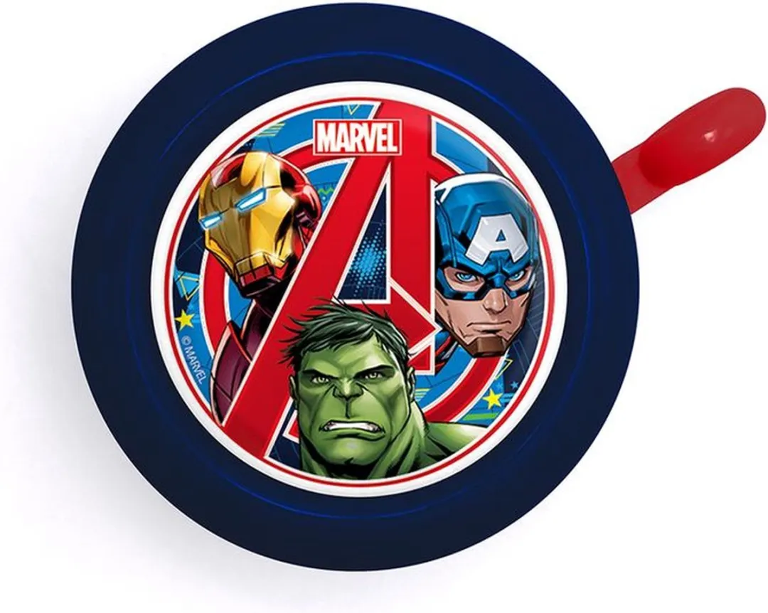 Marvel Avengers Fietsbel 55mm - Donkerblauw/Rood