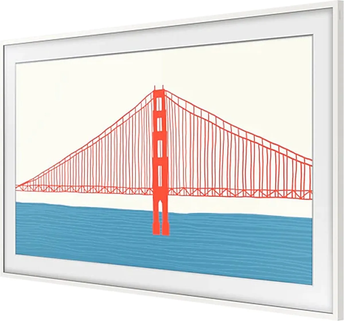 Samsung The Frame 50" Lijst Wit - VG-SCFA50WTBXC