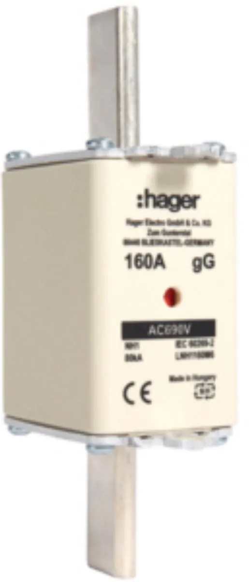 Hager LNH1160M6 MESPATR.NH1 GG 160A