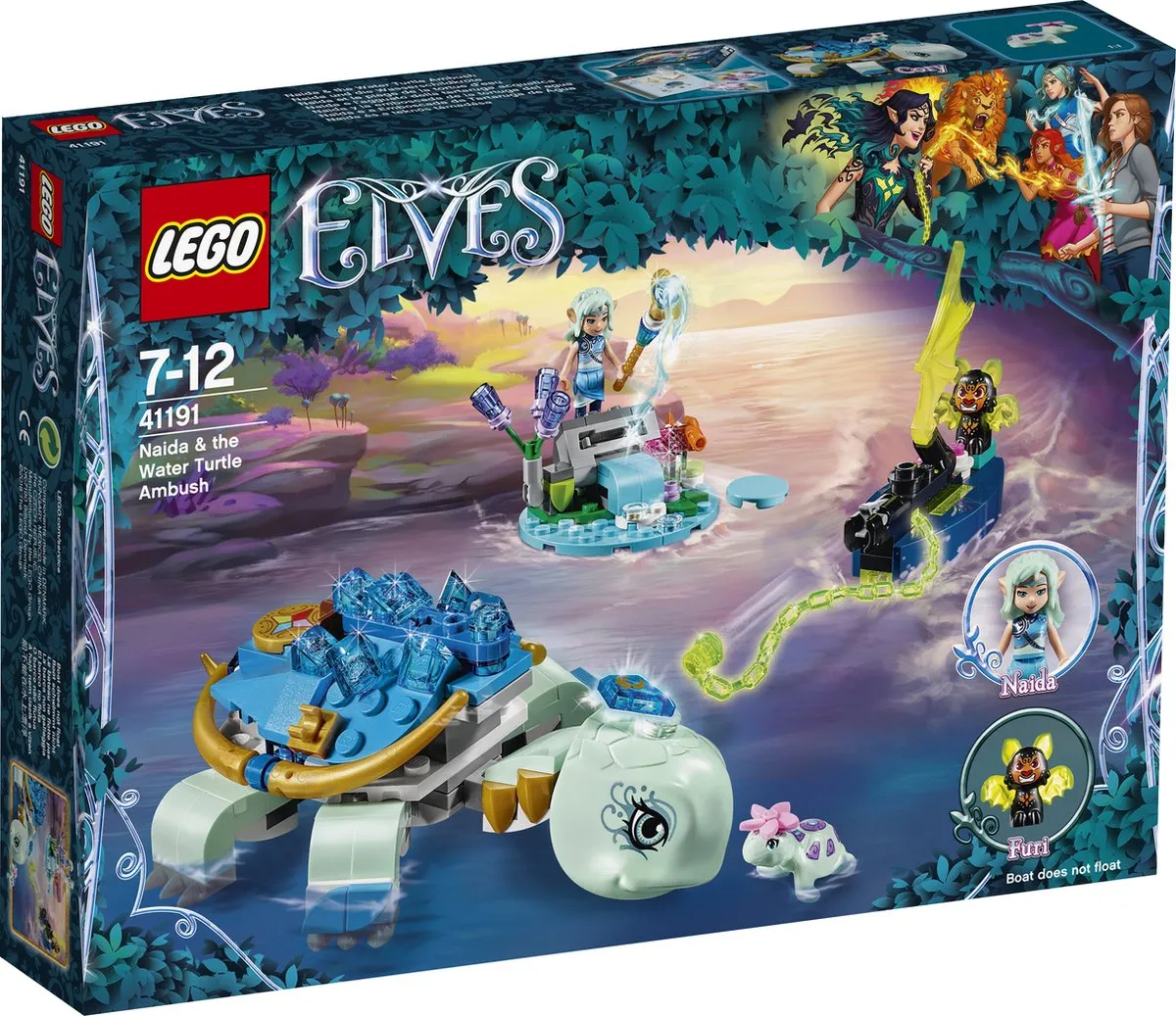 LEGO Elves Naida en Waterschildpadhinderlaag 41191