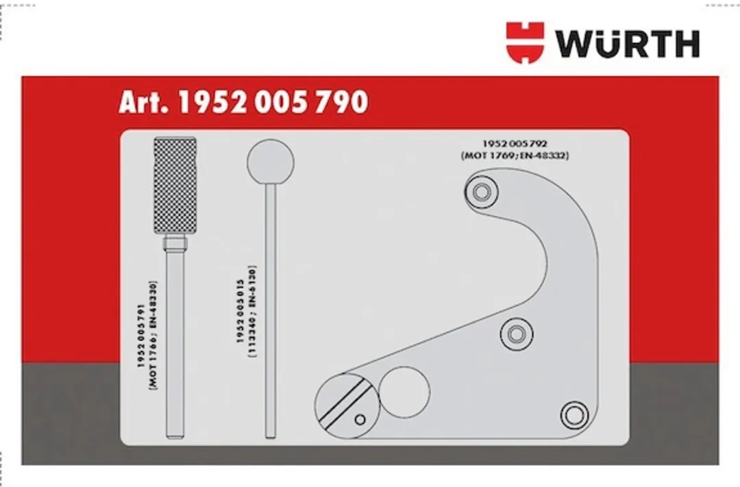 Würth Set Timinggereedschap 5-delig