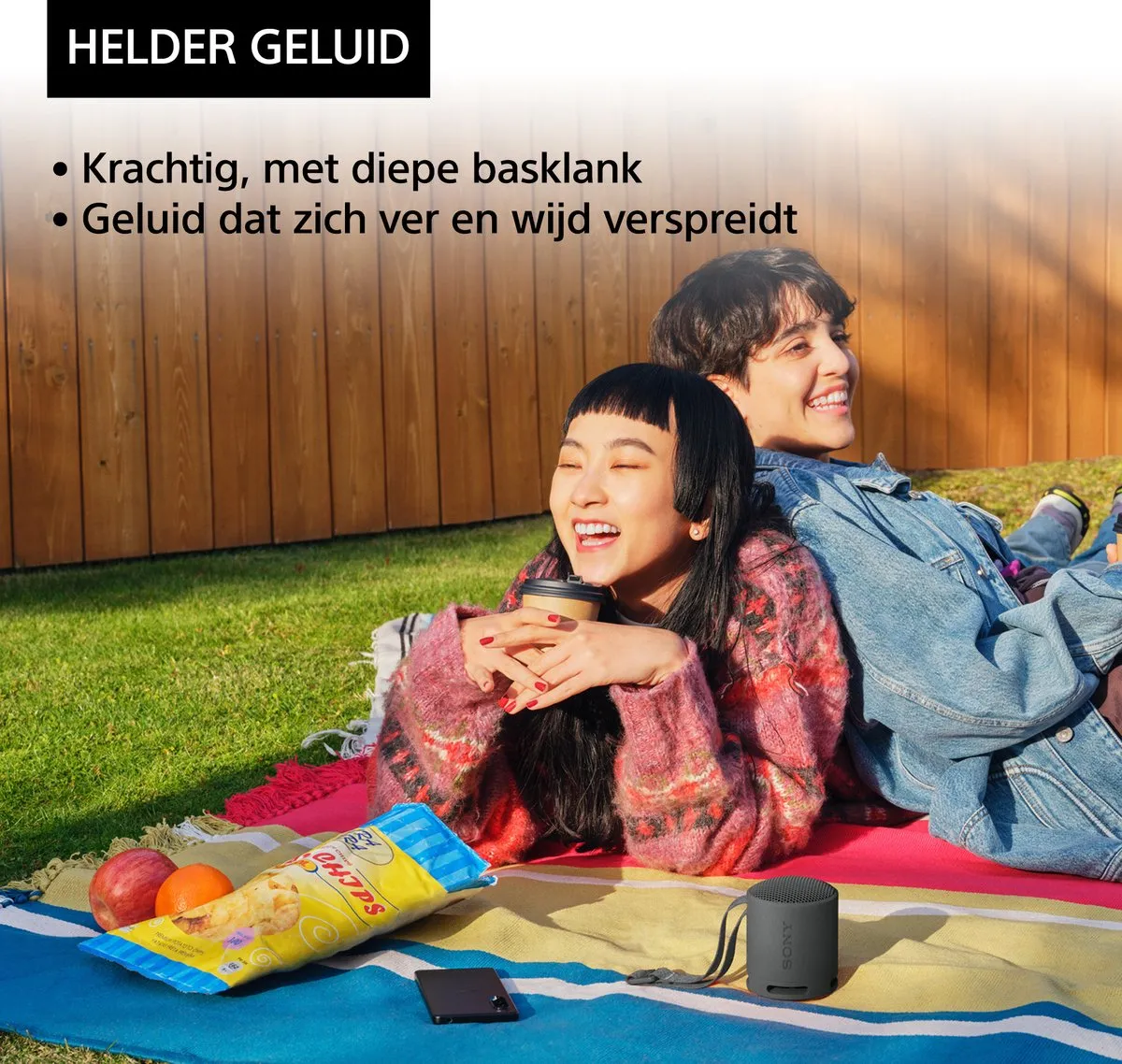 Sony SRS-XB100 - Draagbare Bluetooth Speaker - Zwart