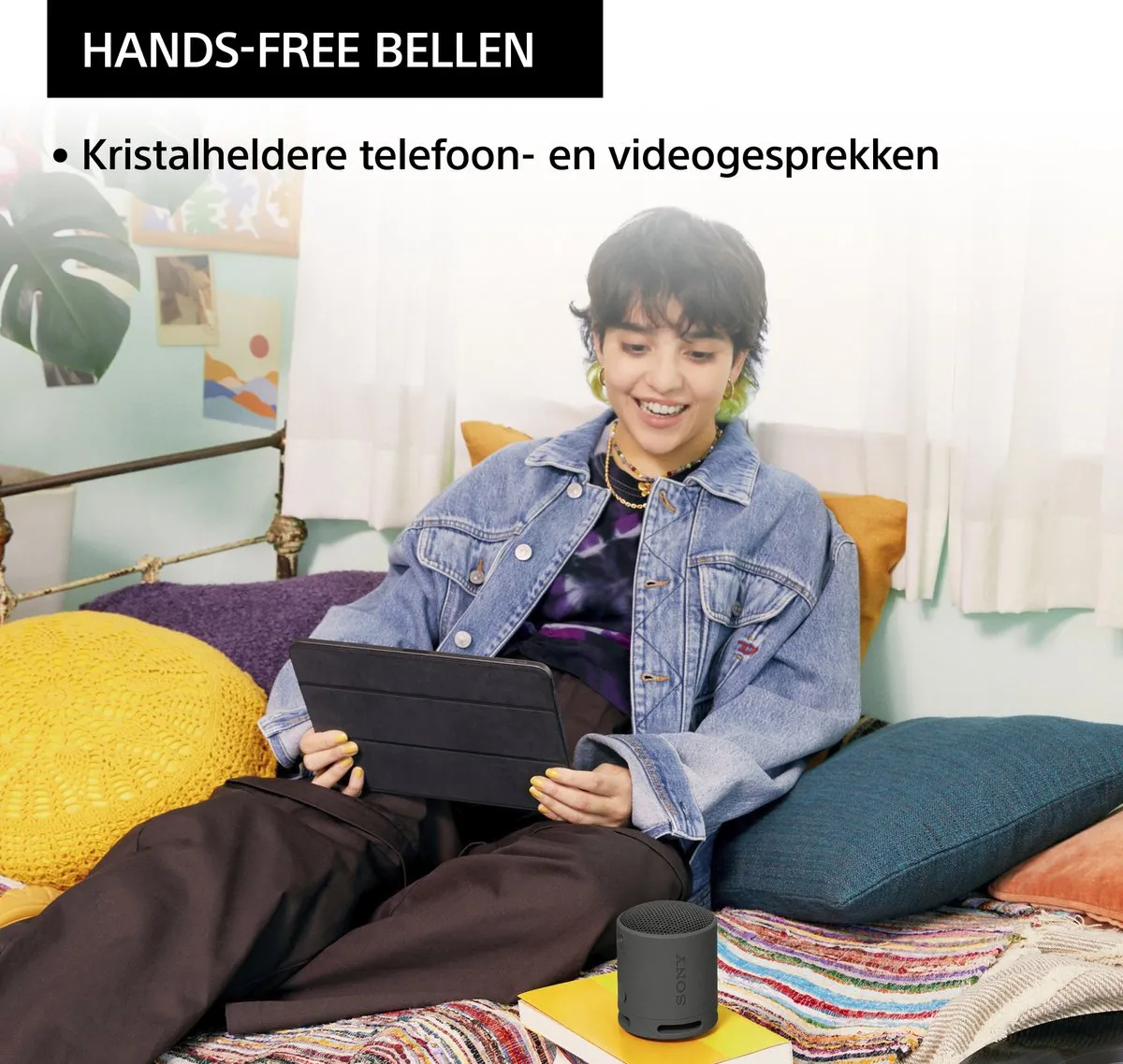 Sony SRS-XB100 - Draagbare Bluetooth Speaker - Zwart