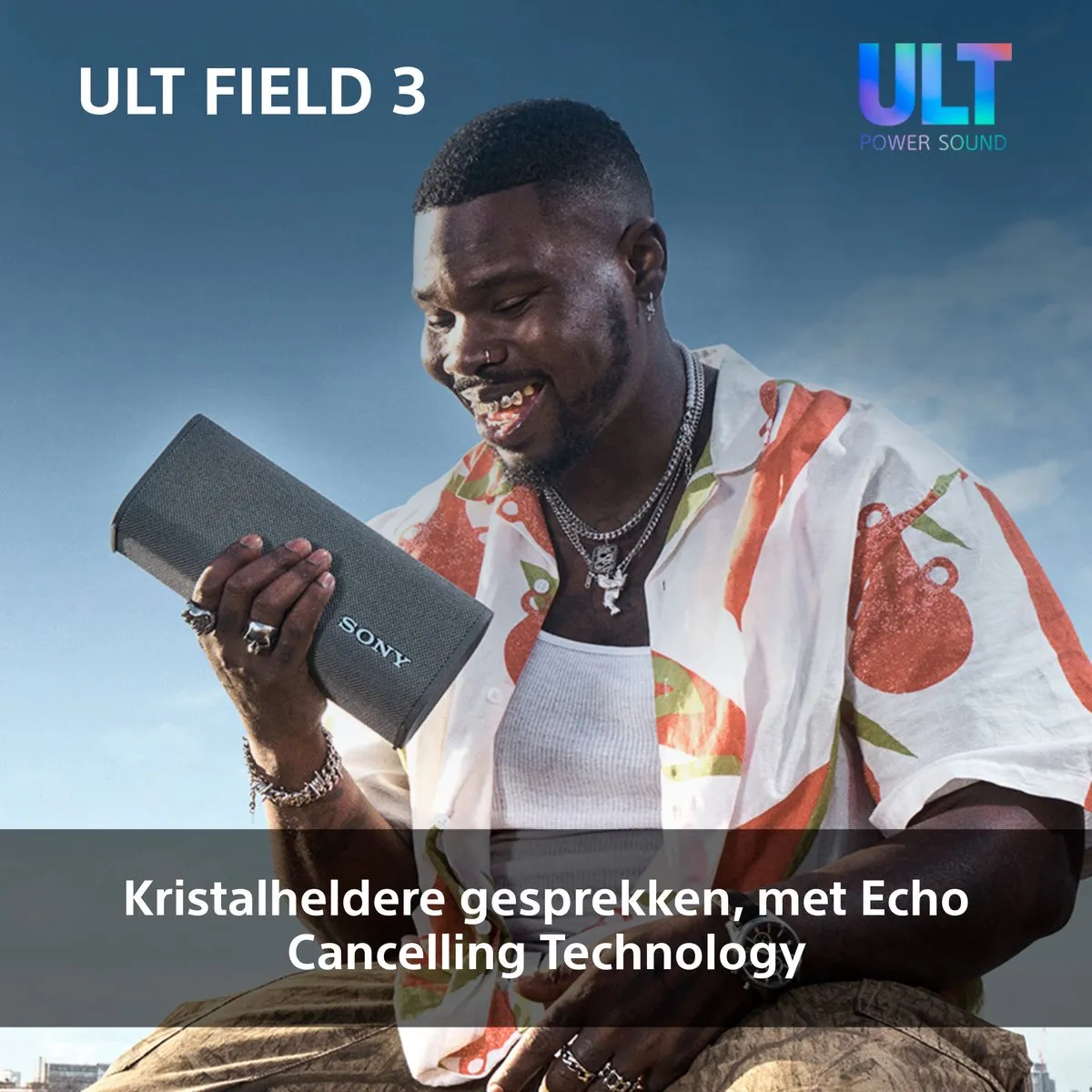 Sony ULT Field 3 Bluetooth Speaker - Zwart