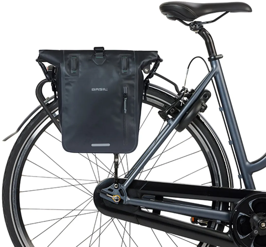 Basil Rivo Enkele Fietstas 15L - Zwart
