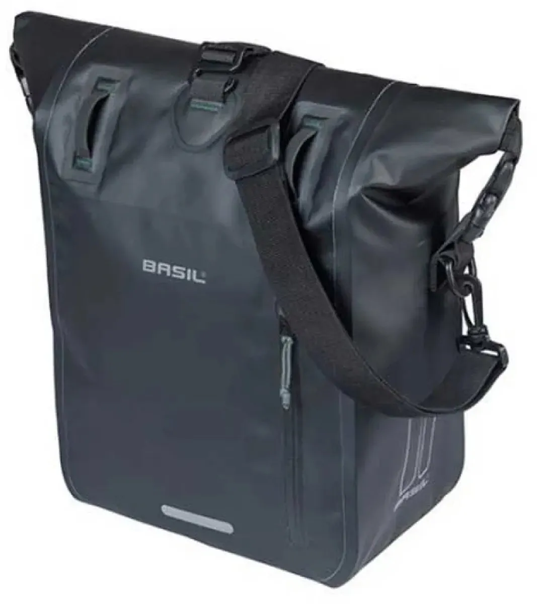Basil Rivo Enkele Fietstas 15L - Zwart - afbeelding 6 van 6