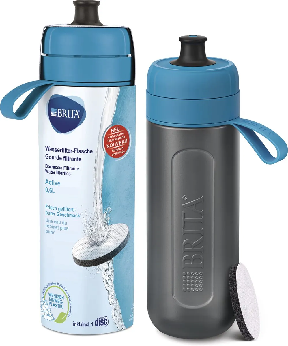 BRITA fill&go Active Waterfilterfles 0,6L