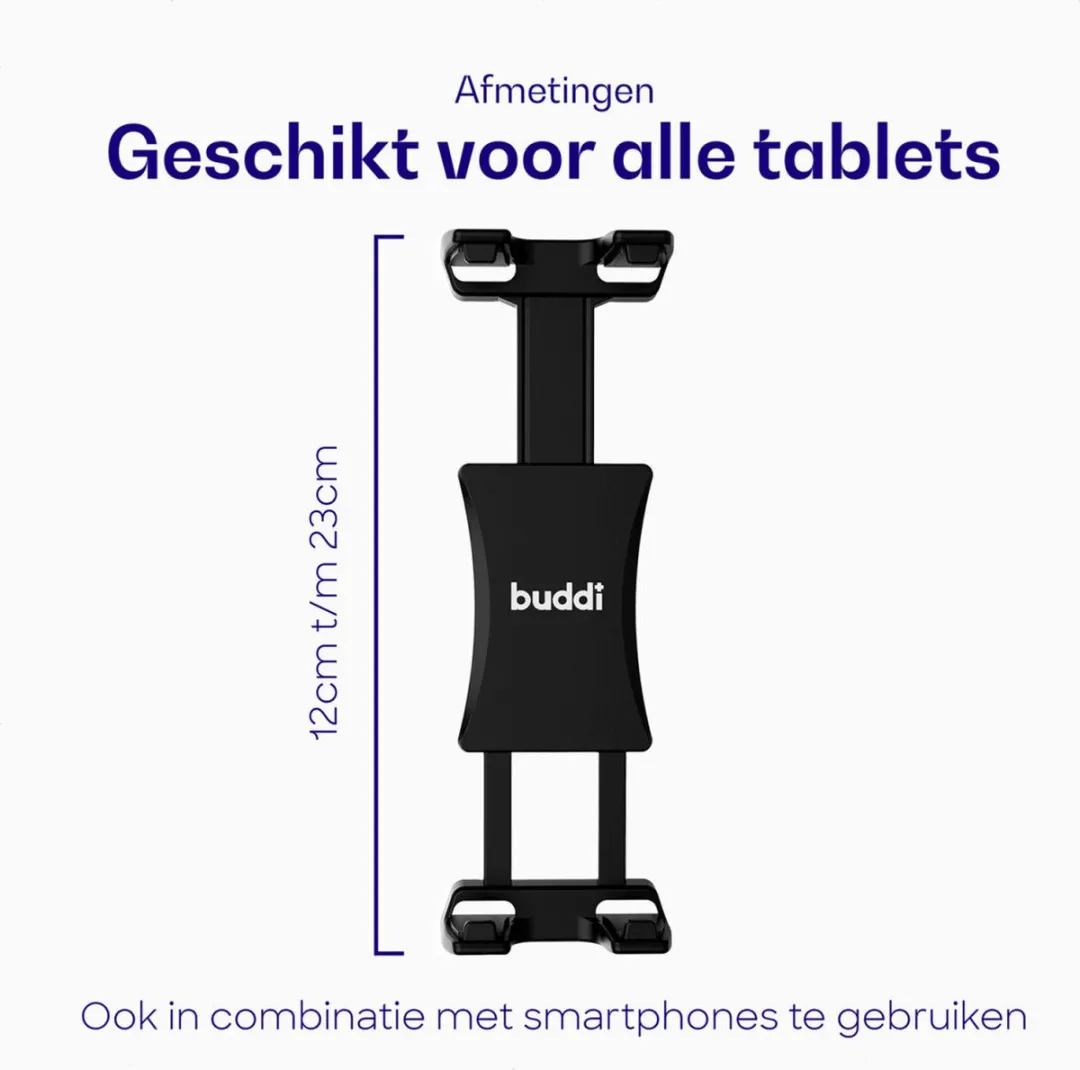 Buddi Universele Hometrainer Houder - 360° Draaibaar - 20 Inch - Zwart