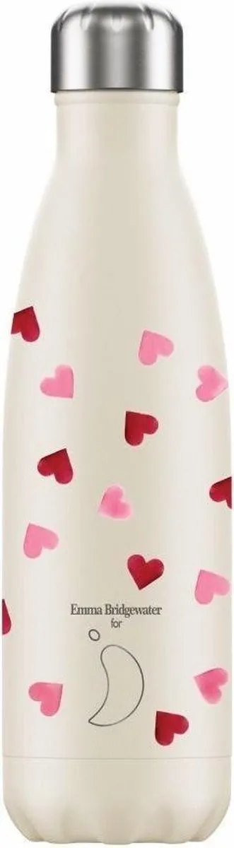 Chillys Emma Bridgewater Pink Hearts Drinkfles 500ml