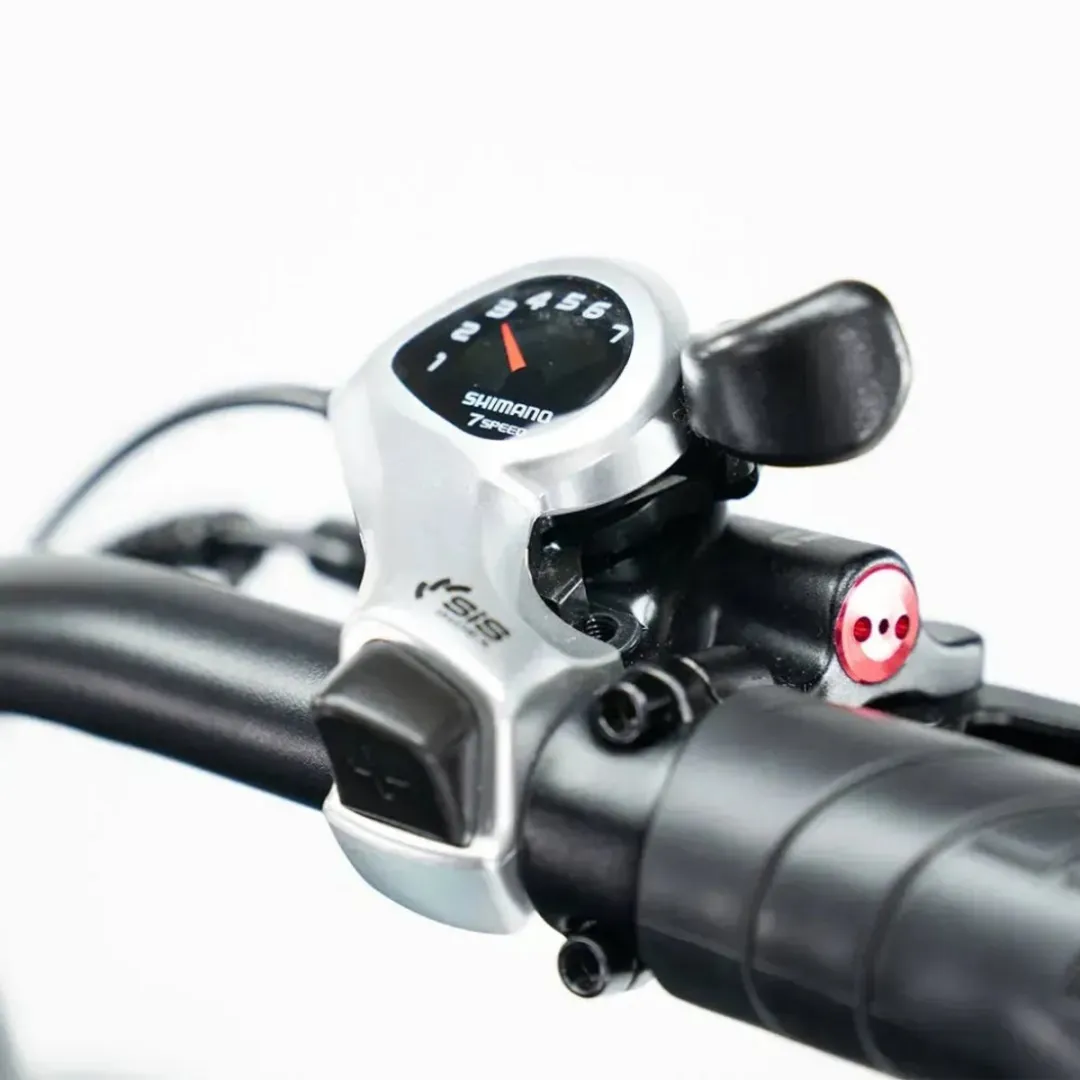 OUXI C80 Mini Elektrische Fatbike 250W - 7 Versnellingen Lichtblauw
