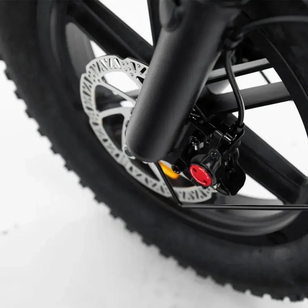 OUXI C80 Mini Elektrische Fatbike 250W - 7 Versnellingen Lichtblauw