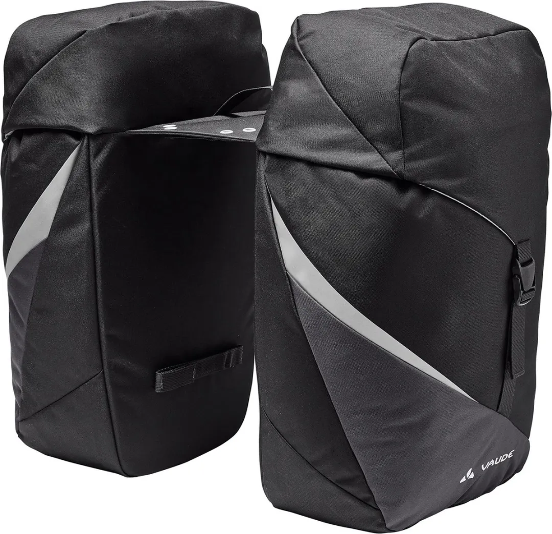 Vaude TwinRoadster Bike Bag 52L - Eclipse - Incl. 2x Regenhoes
