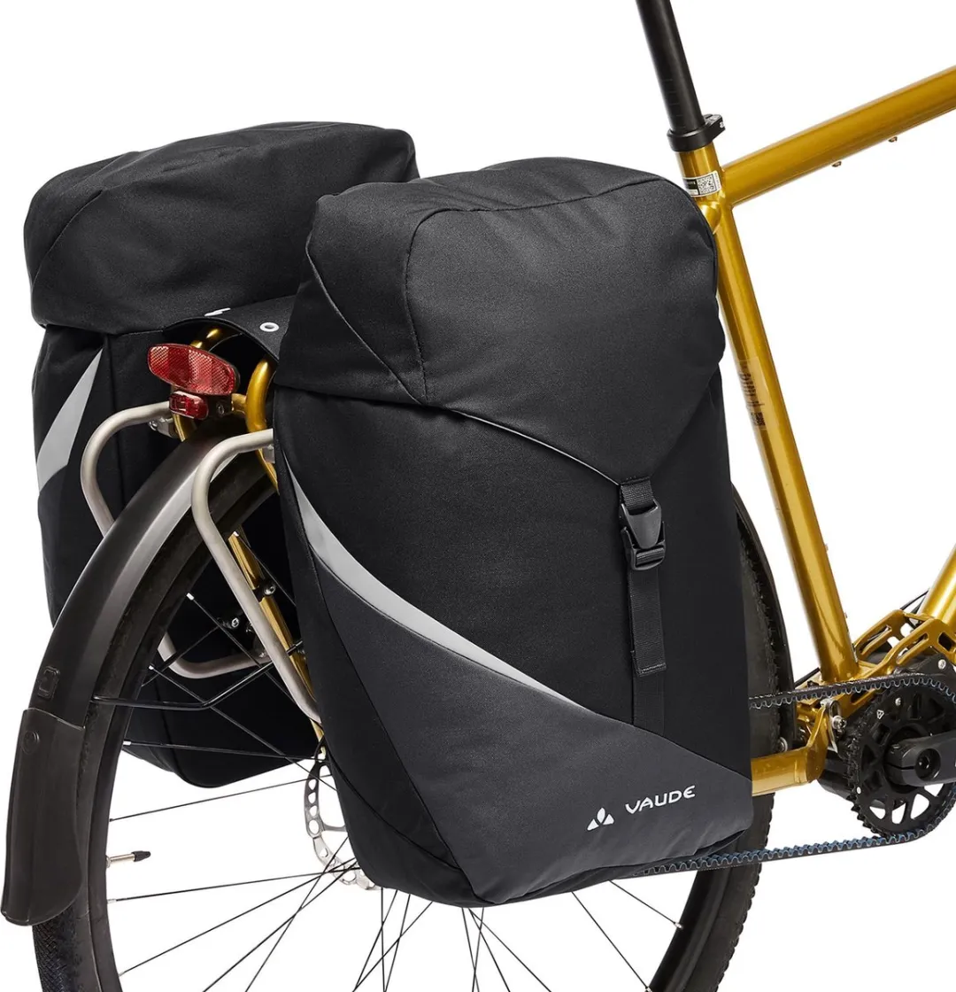 Vaude TwinRoadster Bike Bag 52L - Eclipse - Incl. 2x Regenhoes