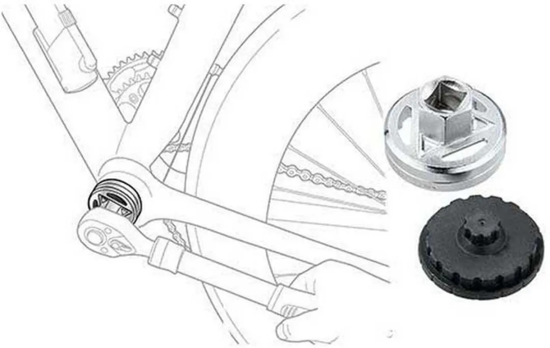 Topeak Trapassleutel Hollow 15410027 - Grijs