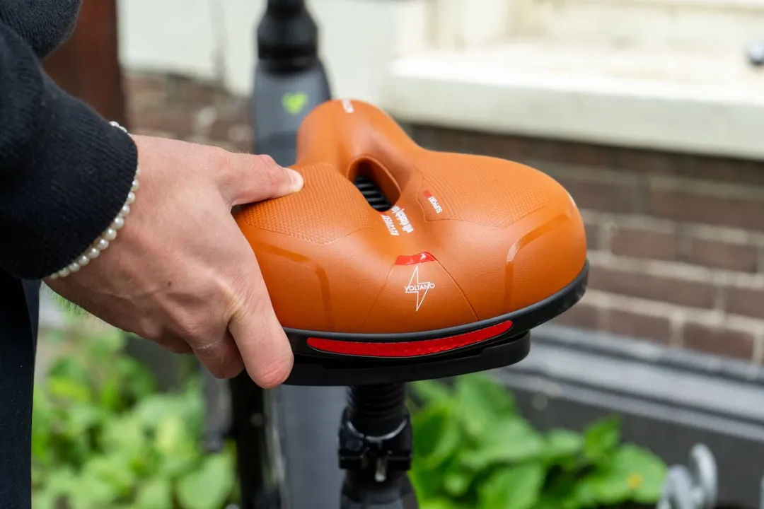 Voltano Fietszadel Gel - Bruin - Unisex - 55-190mm