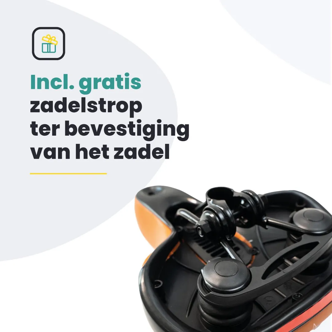 Voltano Fietszadel Gel - Bruin - Unisex - 55-190mm