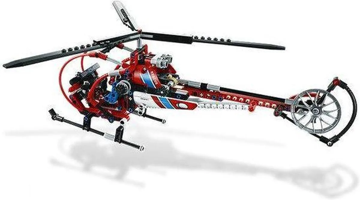 LEGO Technic Reddingshelikopter 8068 - 408 Stukken