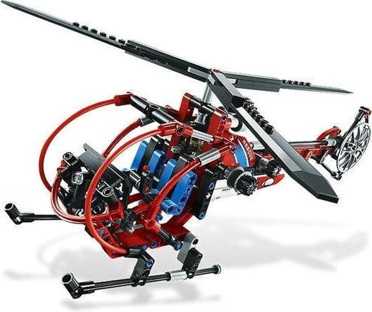 LEGO Technic Reddingshelikopter 8068 - 408 Stukken