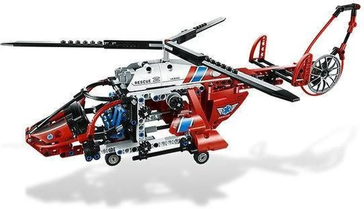 LEGO Technic Reddingshelikopter 8068 - 408 Stukken