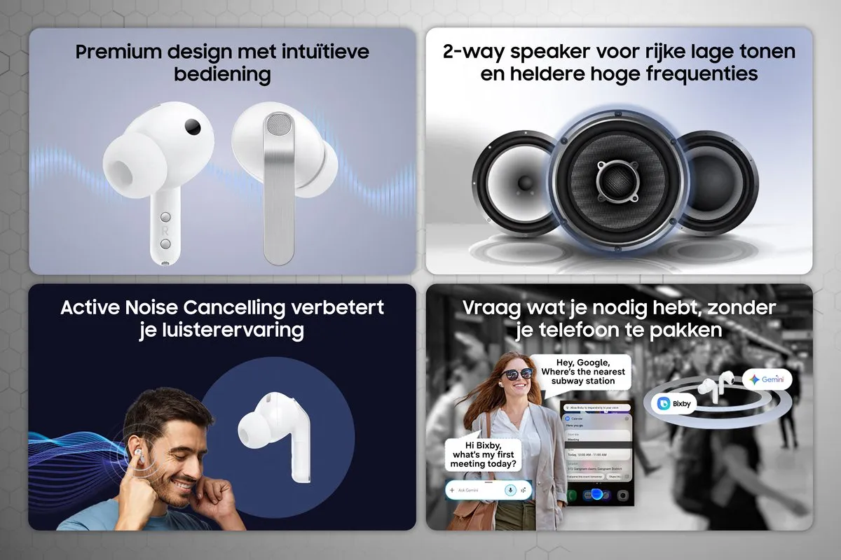 Samsung Galaxy Buds4 Pro F-SM-R640KABOL - Zwart