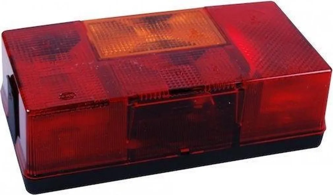 Hella Achterlicht Rechts - 210x108x65mm - Oranje/Rood/Zwart