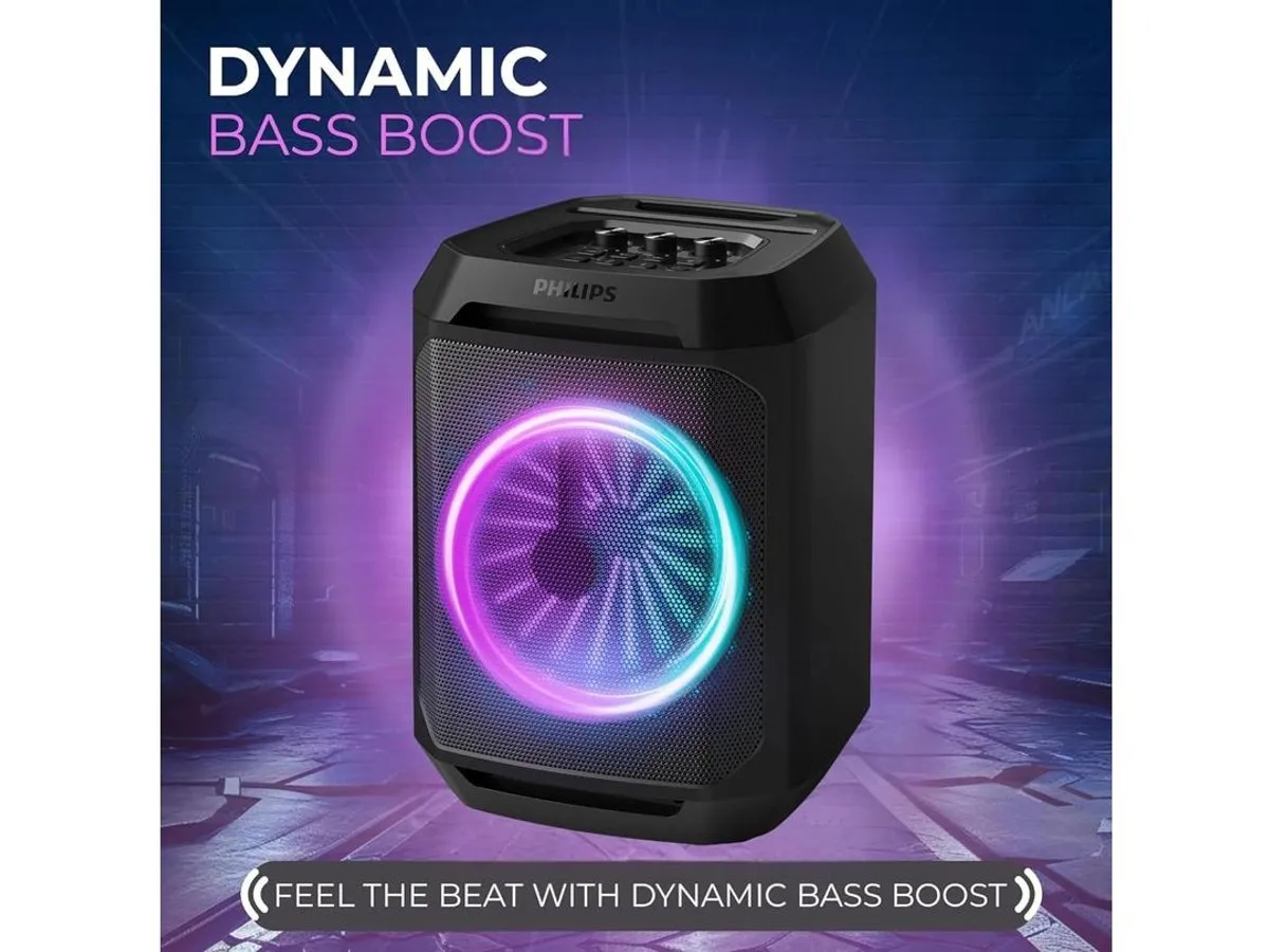 Philips TAX2208 Bluetooth Feestbox - 30W - 7 uur - Zwart