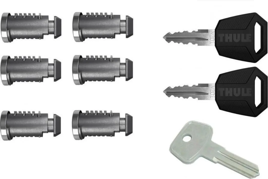 Thule One-key System 450600 - 6 Stuks - Zwart