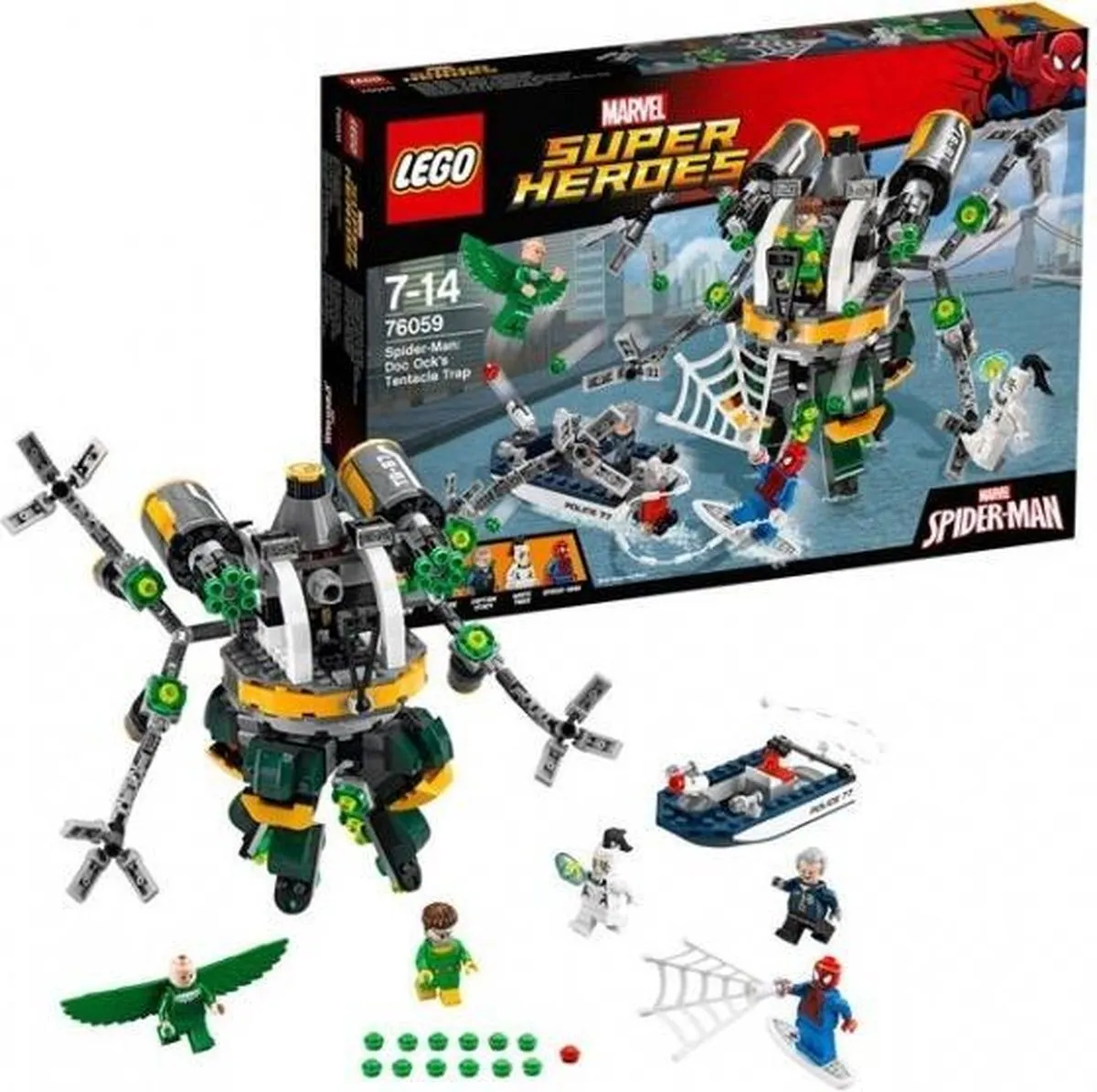 LEGO Marvel Heroes Doc Ock's 76059 - 4 Minifiguren