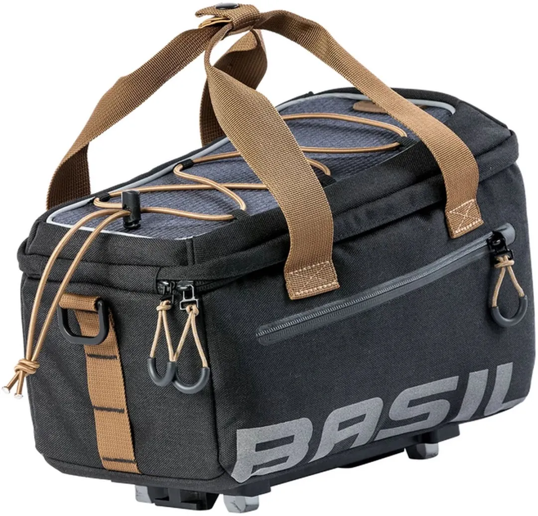 Basil Miles Trunkbag MIK Bagagedragertas - 7L - Zwart/Grijs