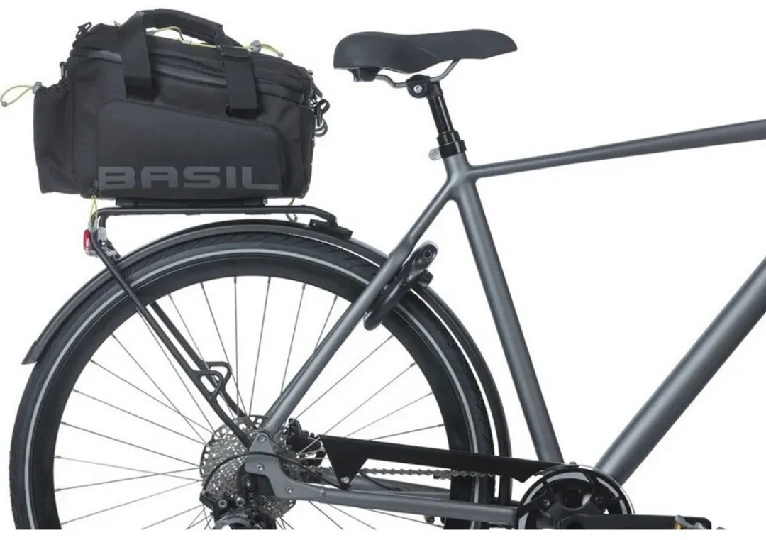 Basil Miles Trunkbag MIK Bagagedragertas - 7L - Zwart/Grijs