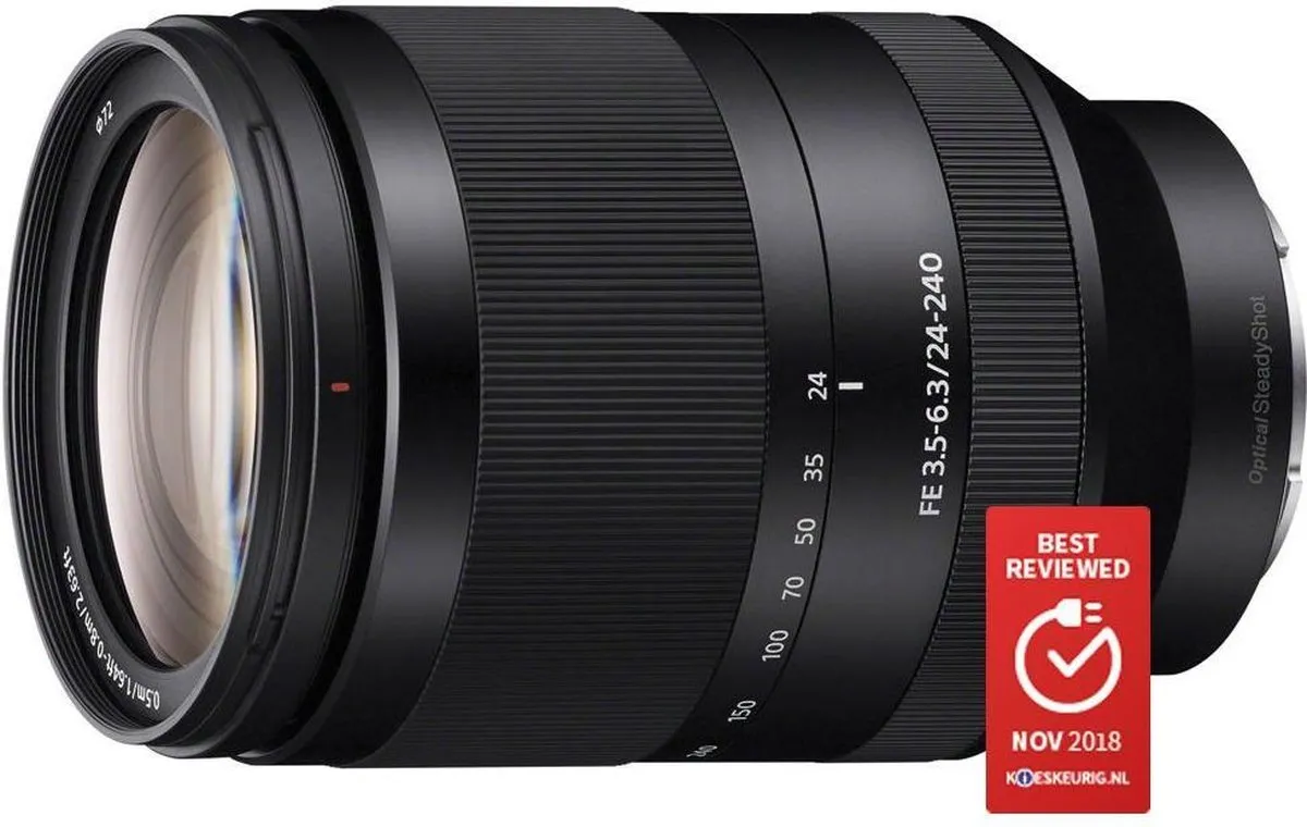 Sony FE 24-240mm f/3.5-6.3 OSS Zoomlens - 72mm