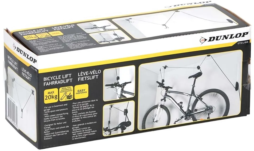 Dunlop Fietslift Ophangsysteem - 1 Fiets - Zwart