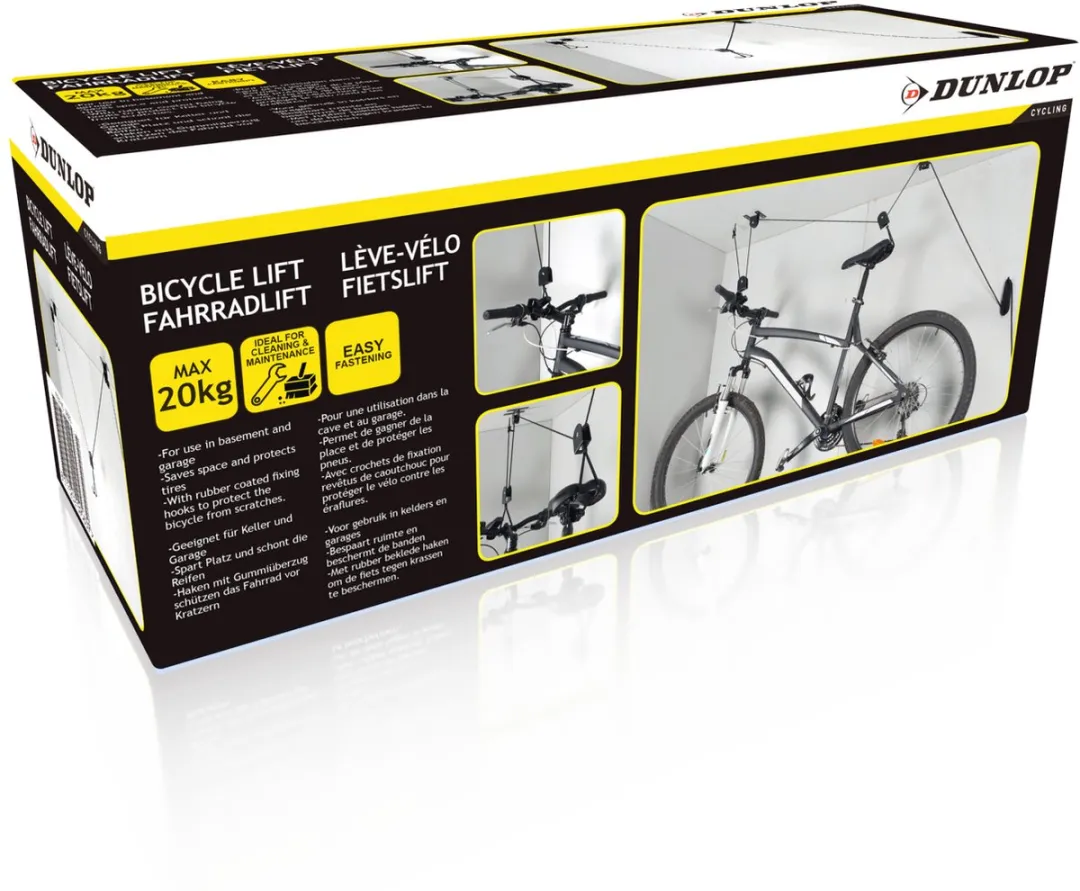 Dunlop Fietslift Ophangsysteem - 1 Fiets - Zwart
