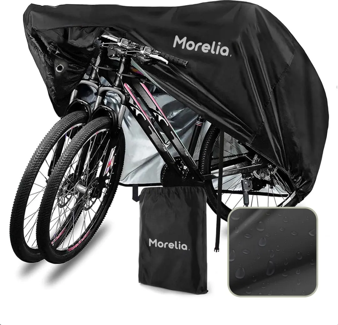 Morelia® Waterdicht Fietshoes voor 1/2 Fietsen - Luxe Fiets Hoes Inclusief opbergzak