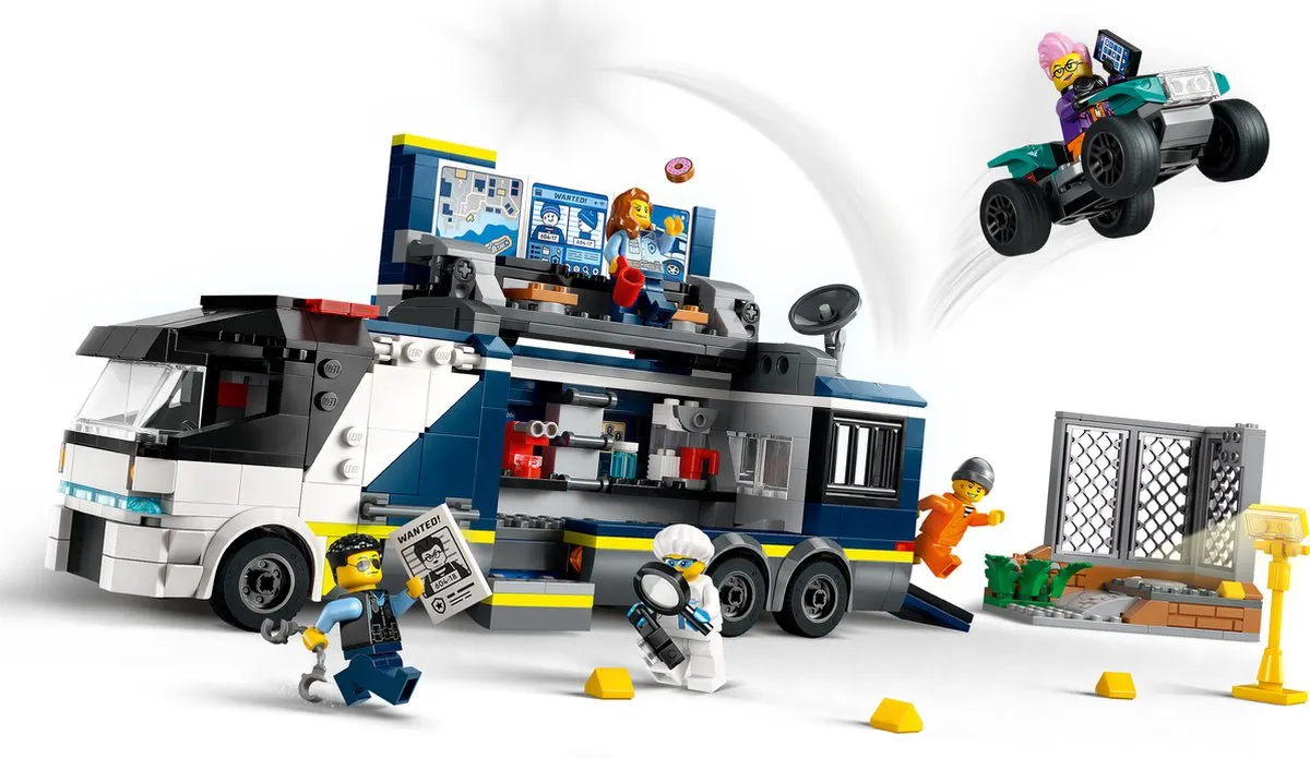 LEGO City Politielaboratorium in Truck 60418 - 674 Stukken