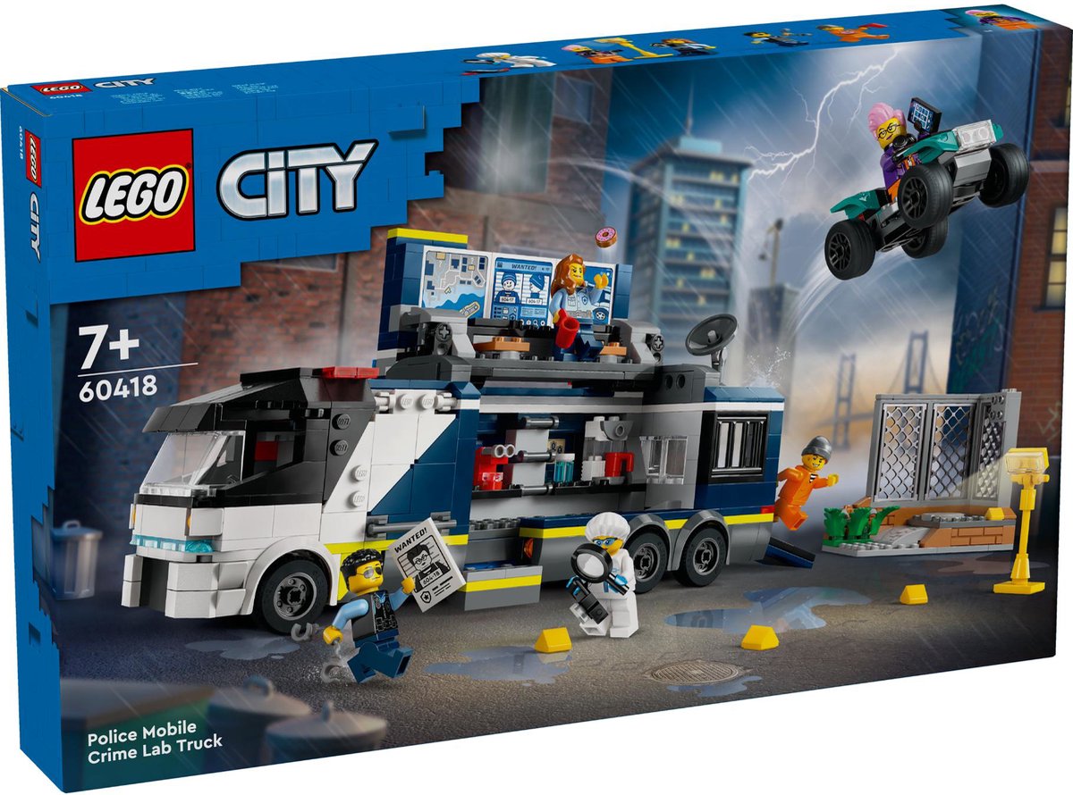 LEGO City Politielaboratorium in truck - 60418