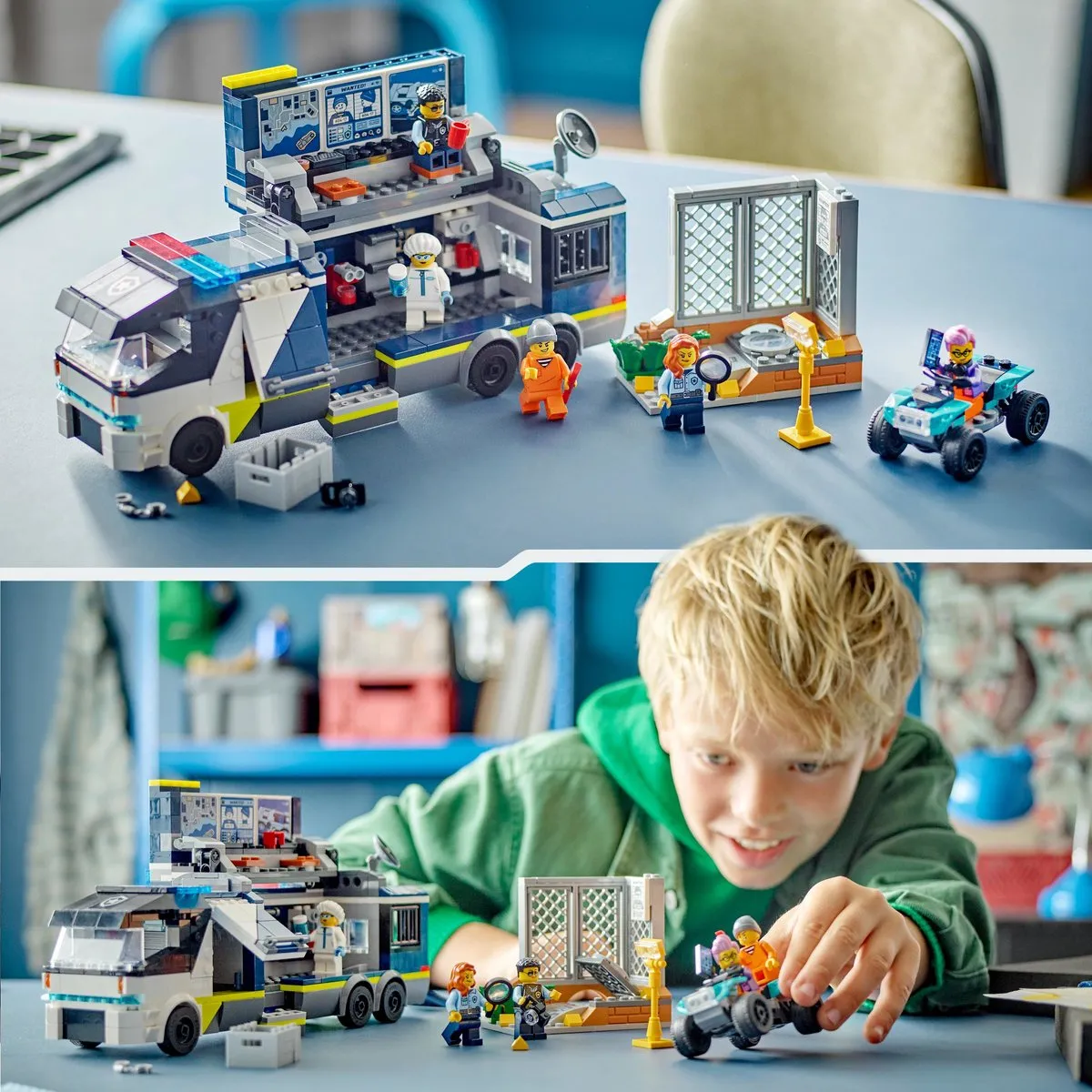 LEGO City Politielaboratorium in Truck 60418 - 674 Stukken