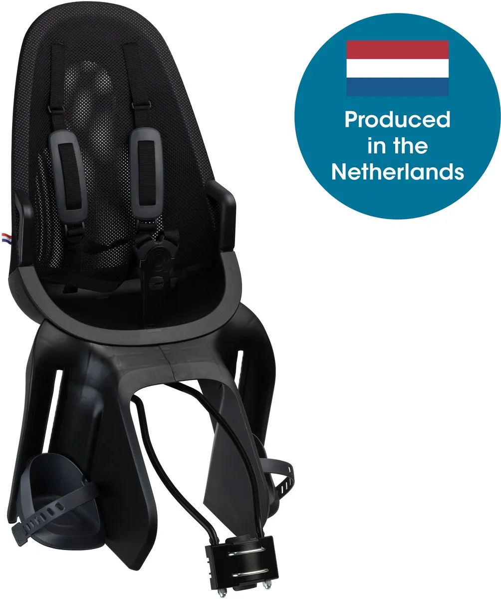 Qibbel Air Fietsstoeltje Achterframe - Midnight Black