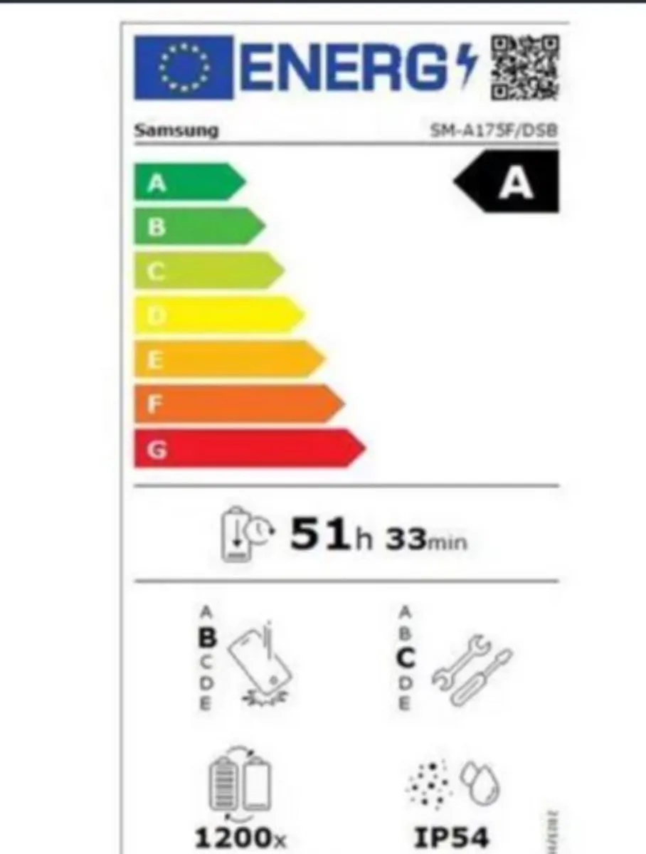 Smartphone Samsung SM-A175F 6,7" Octa Core 8 GB RAM 256 GB Black