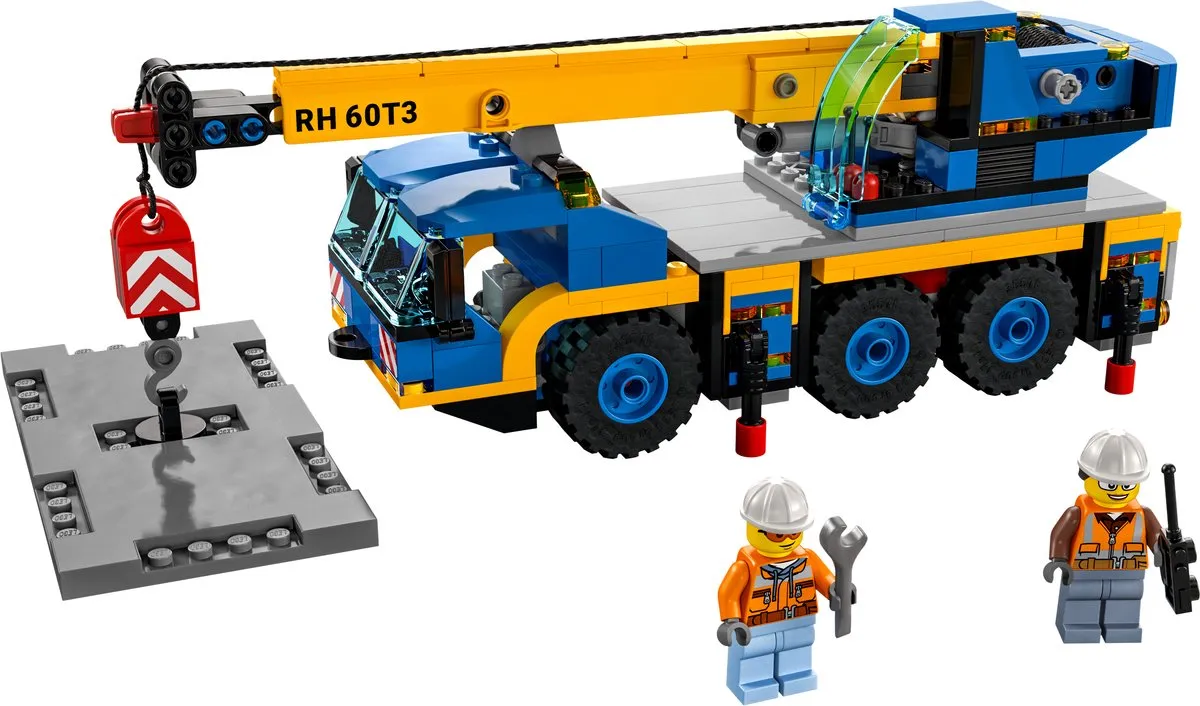 LEGO City Mobile Crane 60324 - 340 Stukken - 2 Minifiguren - afbeelding 6 van 6