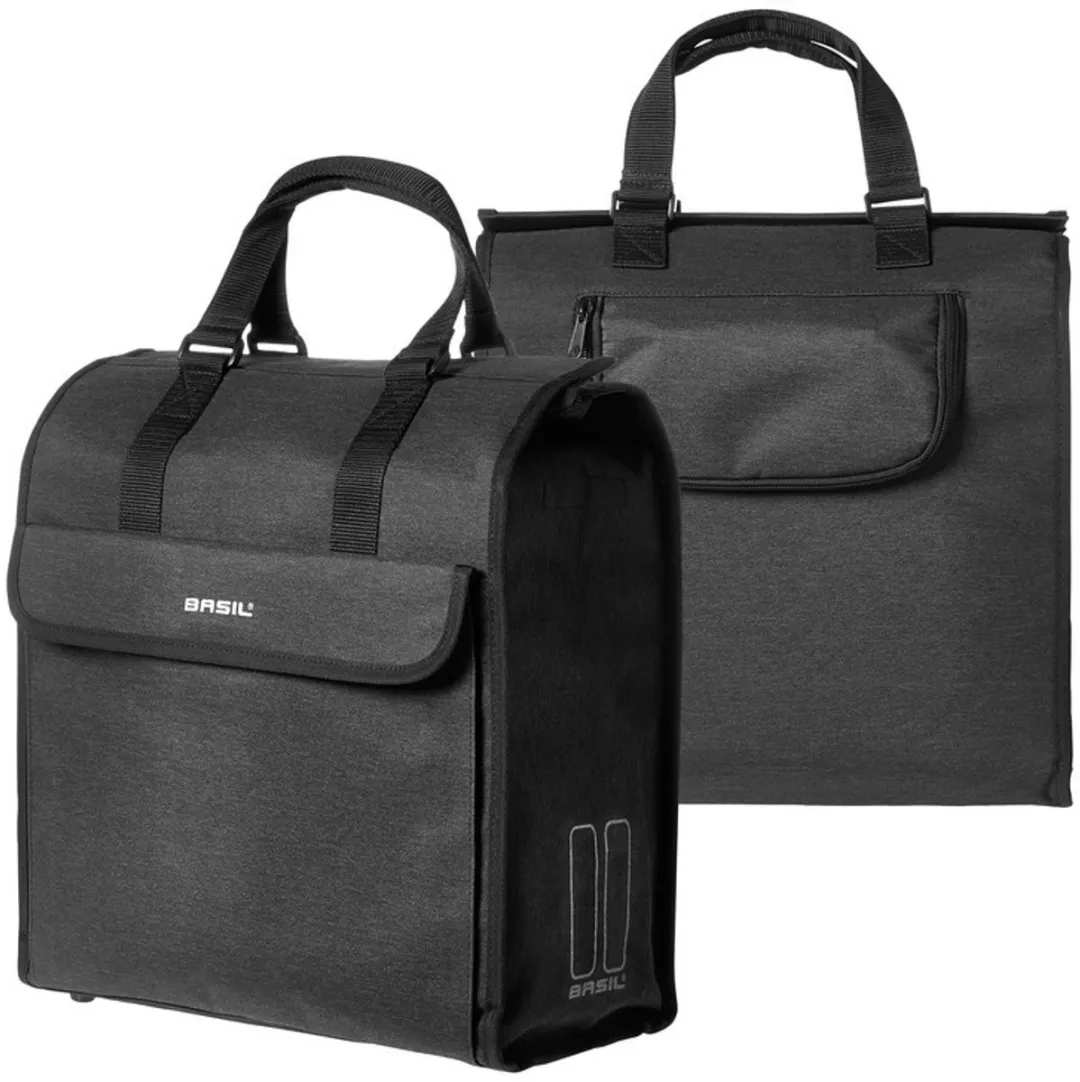 Basil Mira Fietsshopper 17L - Zwart