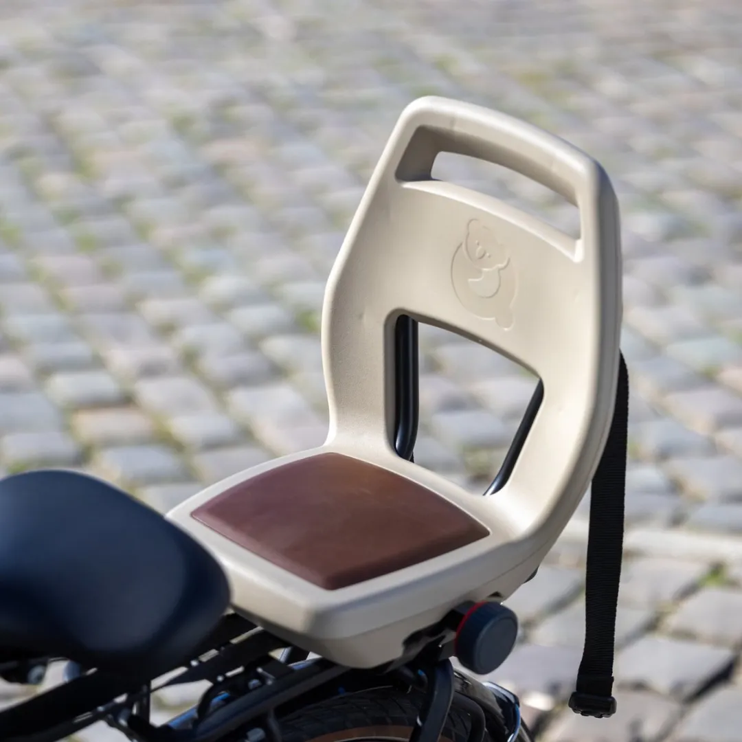 Qibbel Junior 6+ Fietsstoeltje Achter - Cappuccino